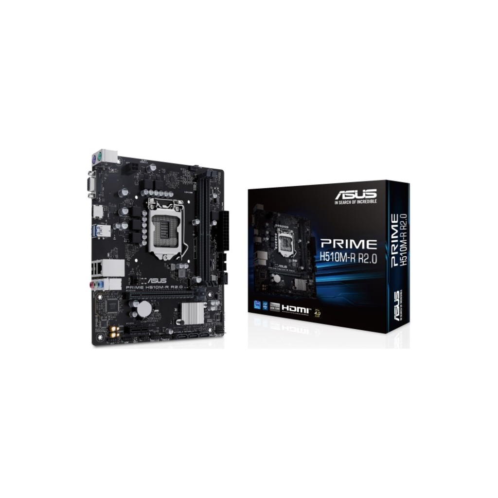 ASUS MB PRIME H510M-R R2.0-SIIntel H470, LGA1200, micro ATXPCIe 4.0, VGA, HDMI, 2xDDR4,