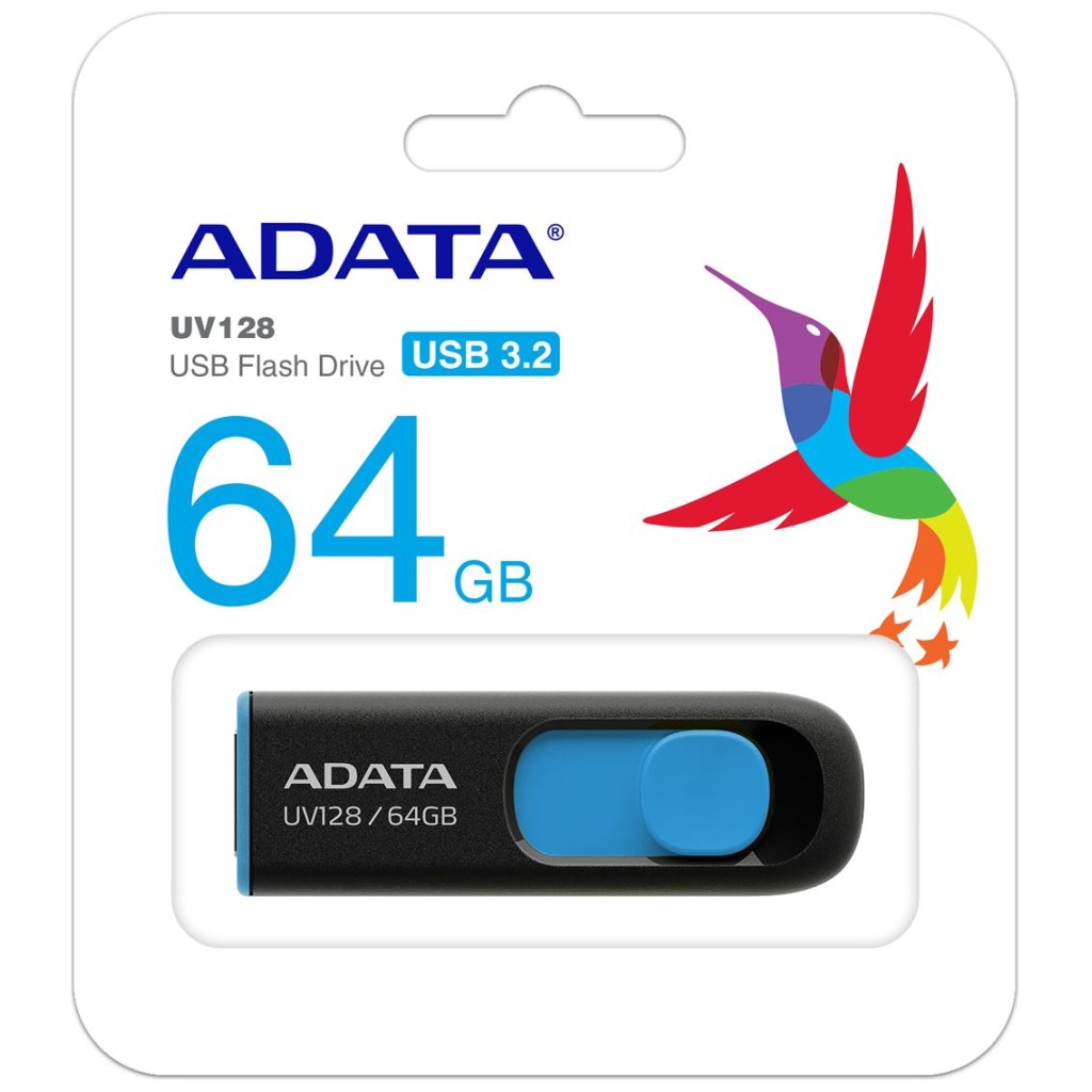 USB memorija Adata 64GB UV128 Blue AD - Image 6