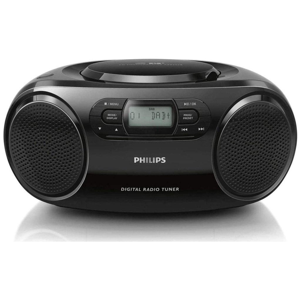 Philips radio AZB500DAB +; FM; Dynamic Bass Boost3.5-mm Audio-In;