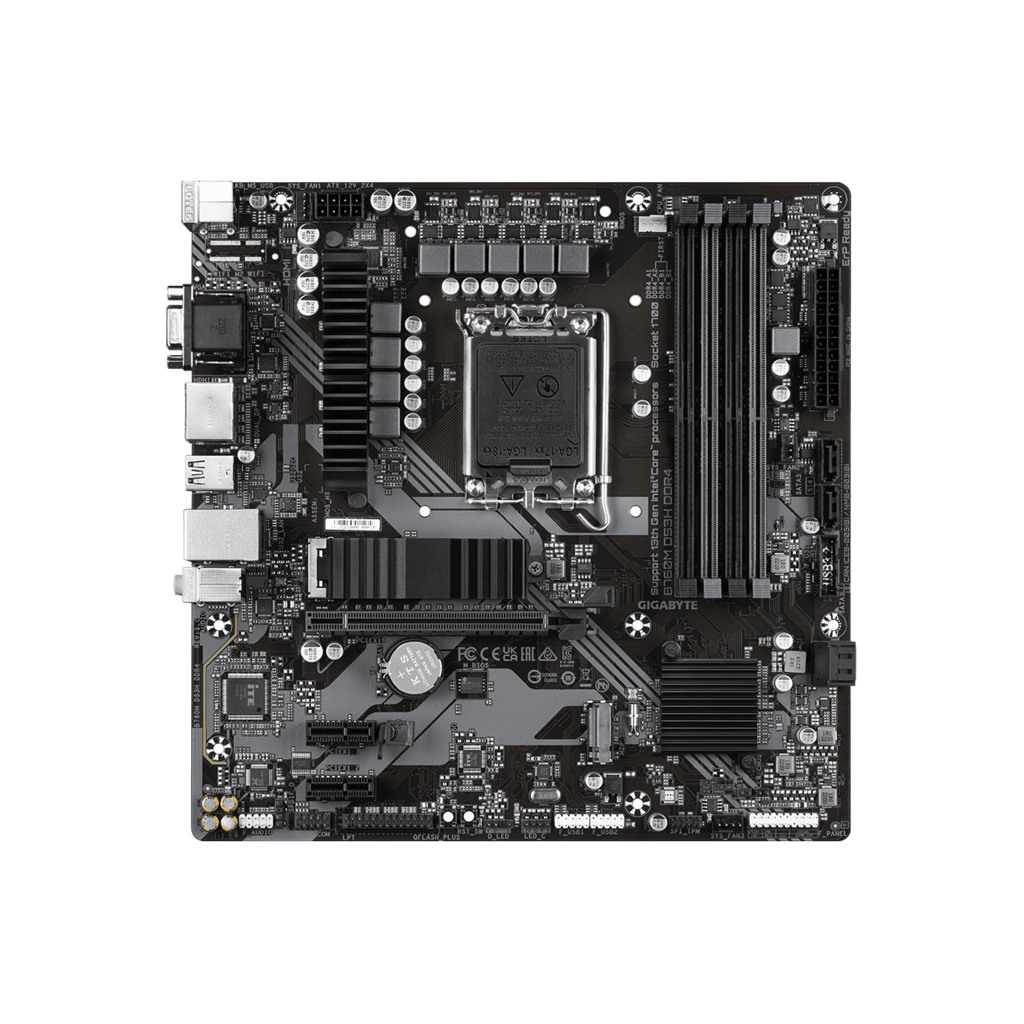 Gigabyte MB B760M DS3HLGA1700; 4xDDR5; 2xM.2, 4xSATA6xUSB; VGA, HDMI, 2xDP; mATX - Image 2