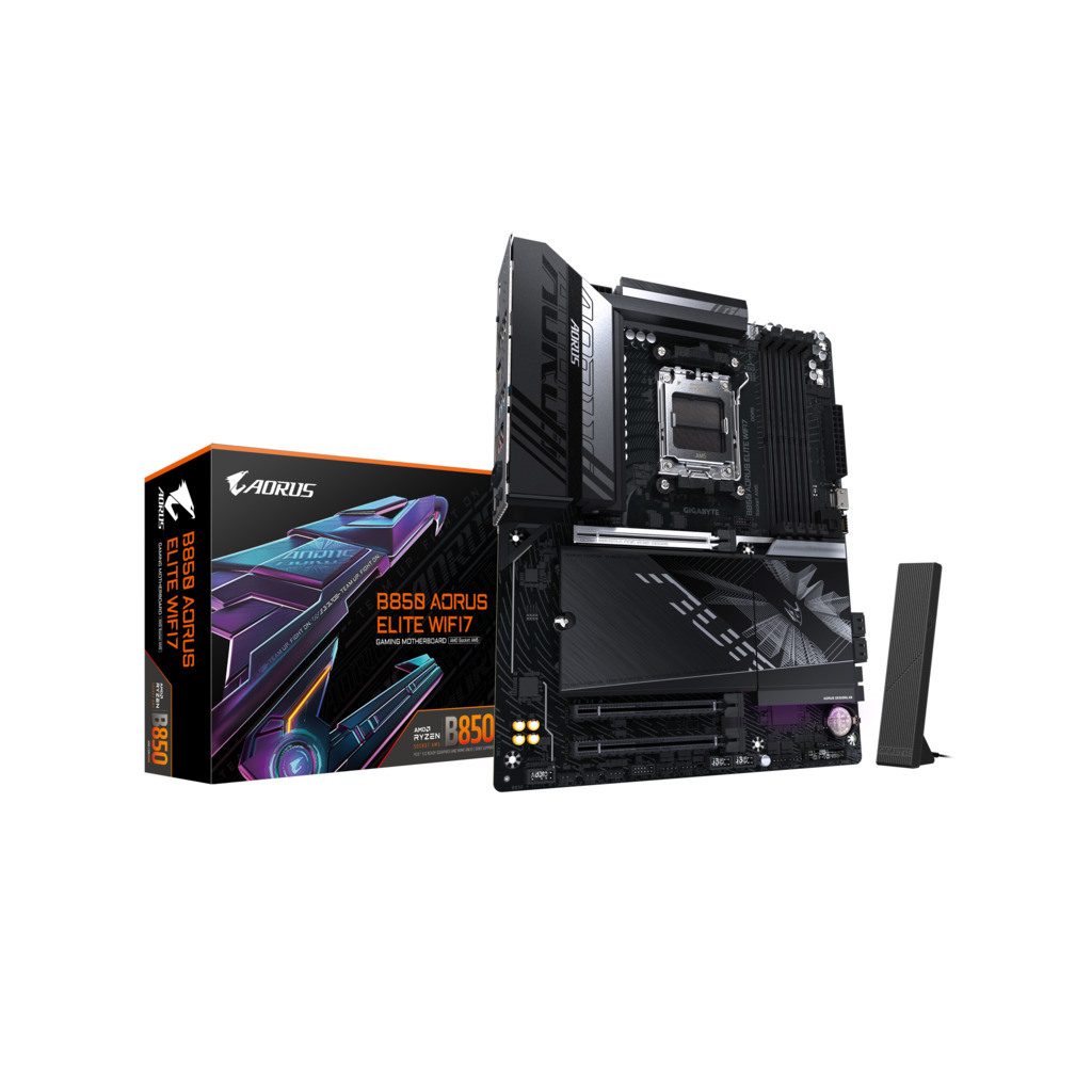 Gigabyte MB B850 A ELITE WF7AM5; 4xDDR5; 3xM.2; 4xSATA11xUSB; HDMI, DP; USB Type-C, ATX;