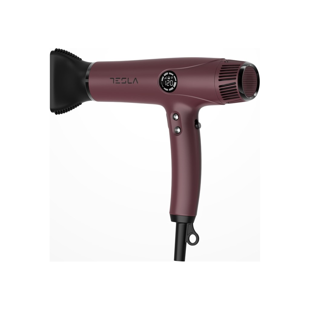 TESLA Fen za kosu DRH500BBD 2200W / HAIRDRYER / Bordo / LED Display - Image 4