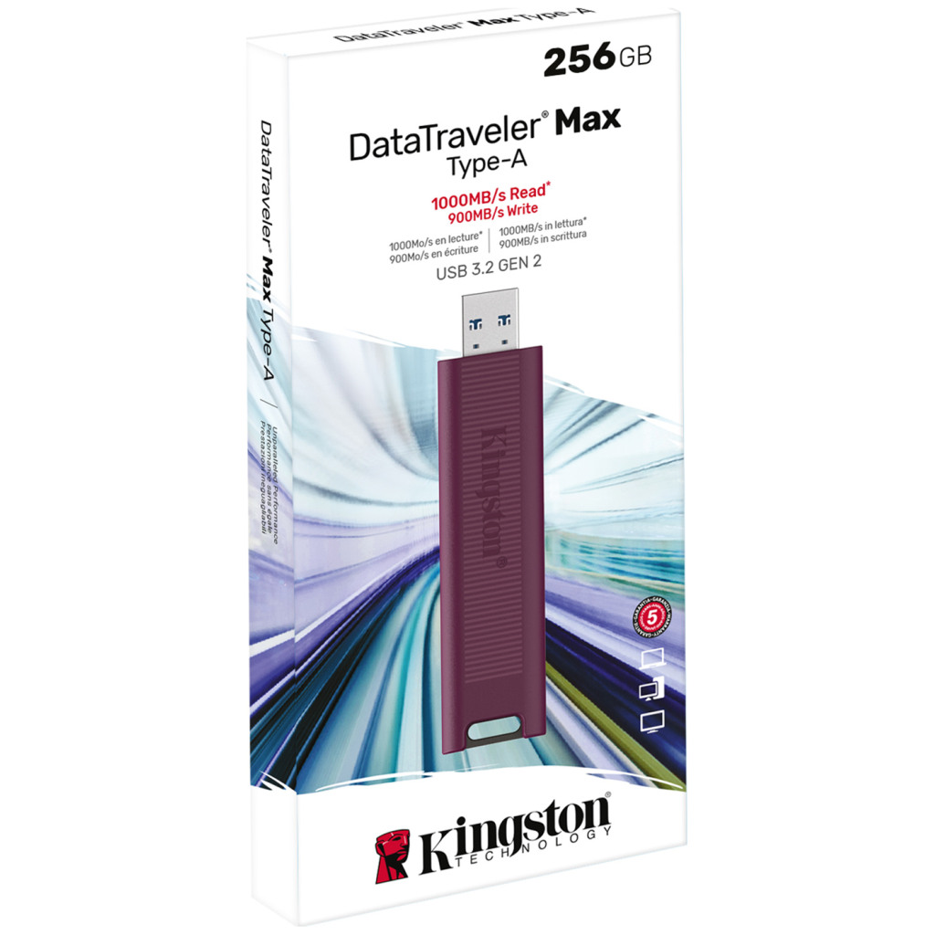 Kingston FD 256GB USB-ADataTraveler MAXR/W:1000/900MBs - Image 3