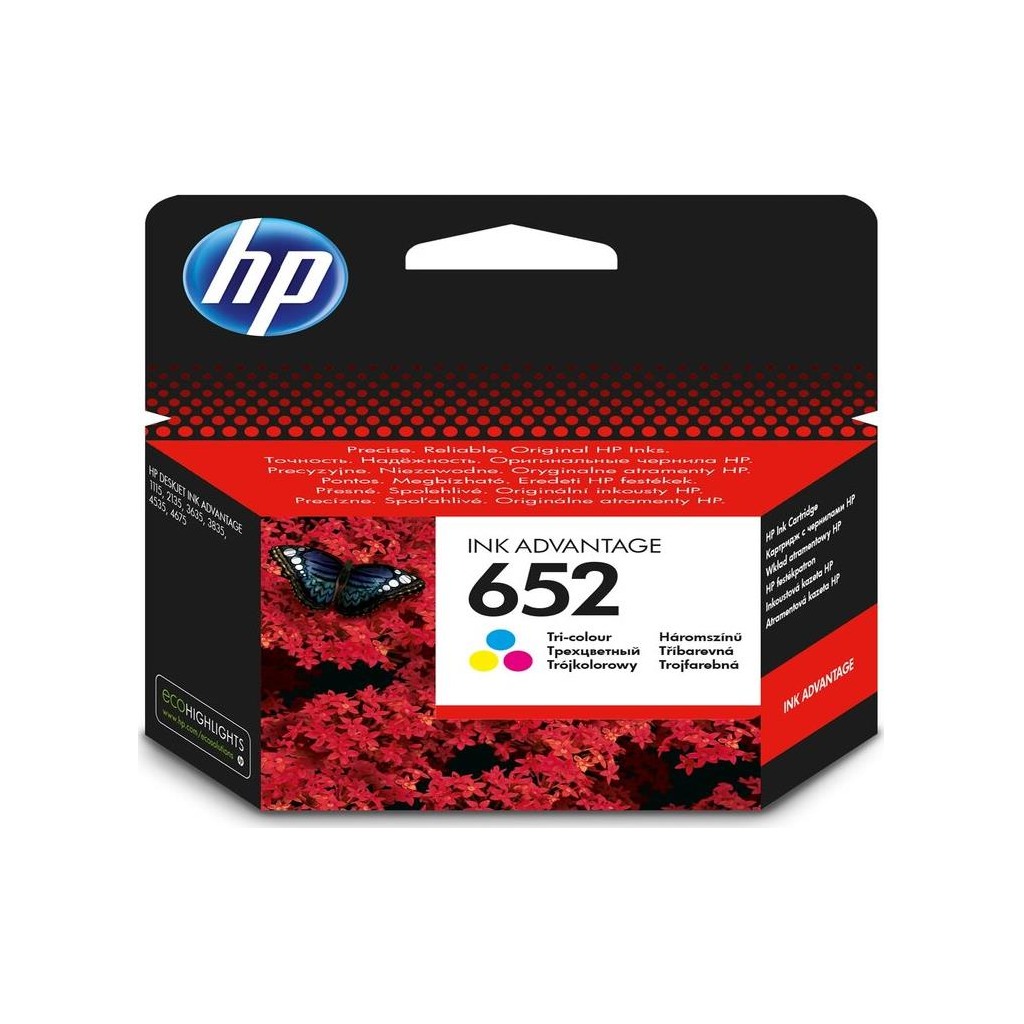 HP Tinta F6V24AE Color 652 - Image 2