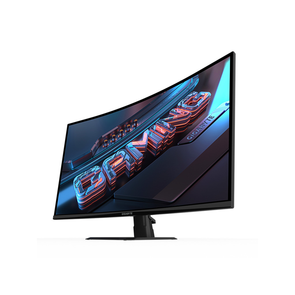 Gigabyte Monitor 31.5" GS32QC31.5" VA 1500R, 2560x1440 QHD 300cd, 170Hz, 1ms, 2x HDMI, 1x DP