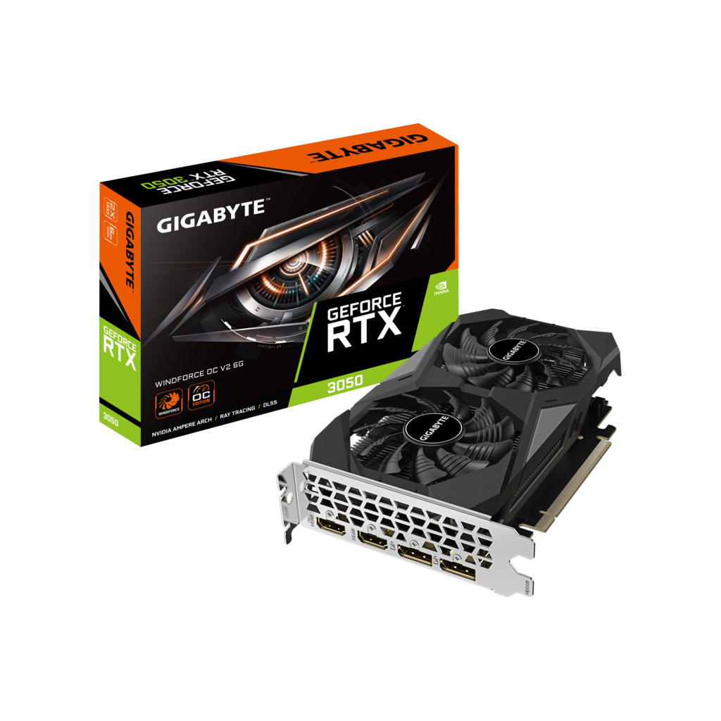 Gigabyte RTX 3050 WindForce;6GB GDDR6, 96bit2x DP, 2x HDMI