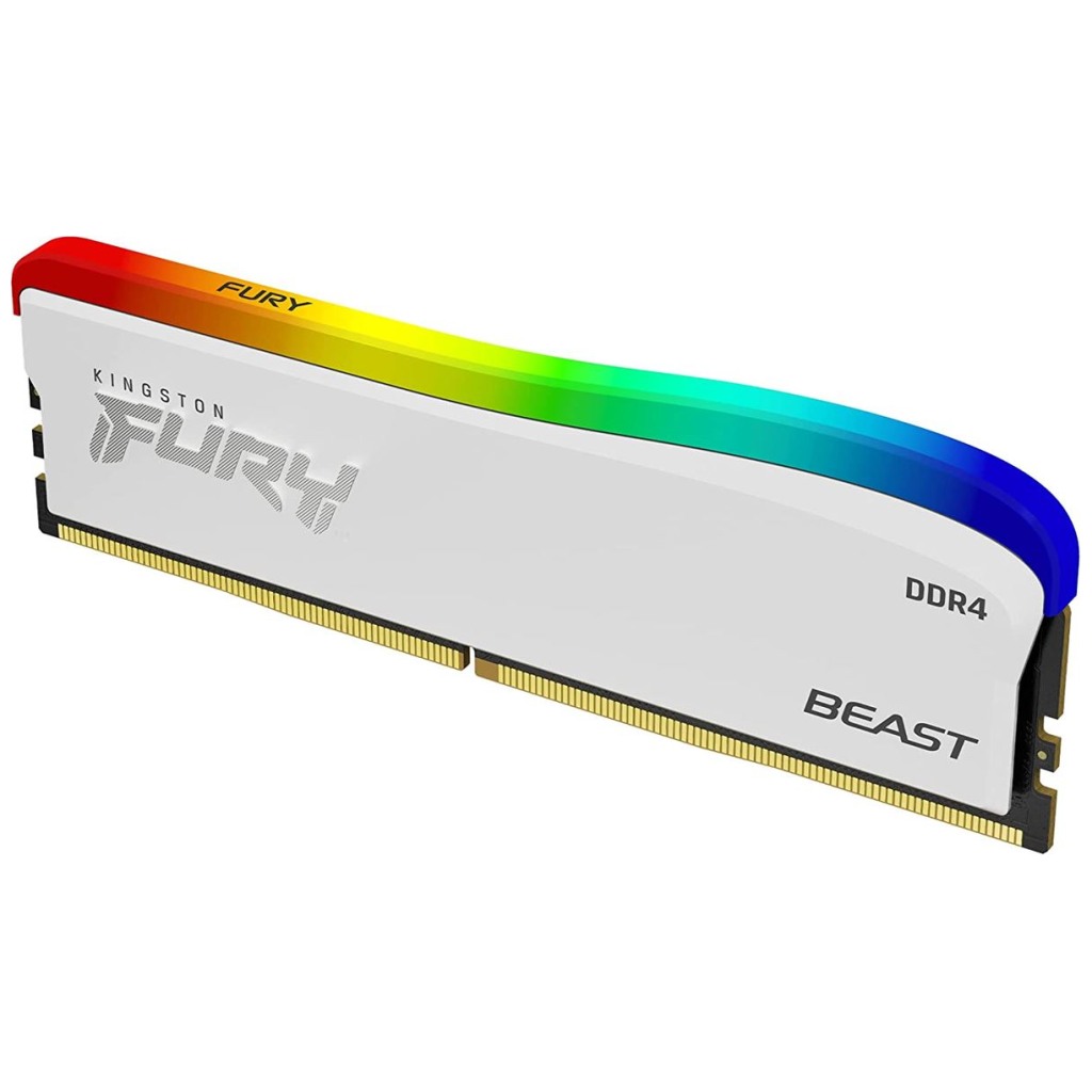 MEM DDR4 8GB 3200MHz Fury RGB White - Image 2