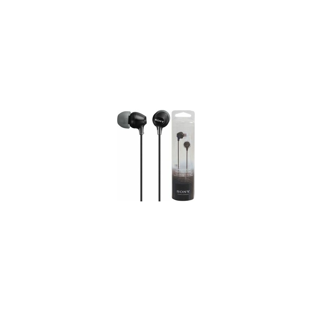 Sony slušalice EX-15 crne,In-Ear, mikrofon