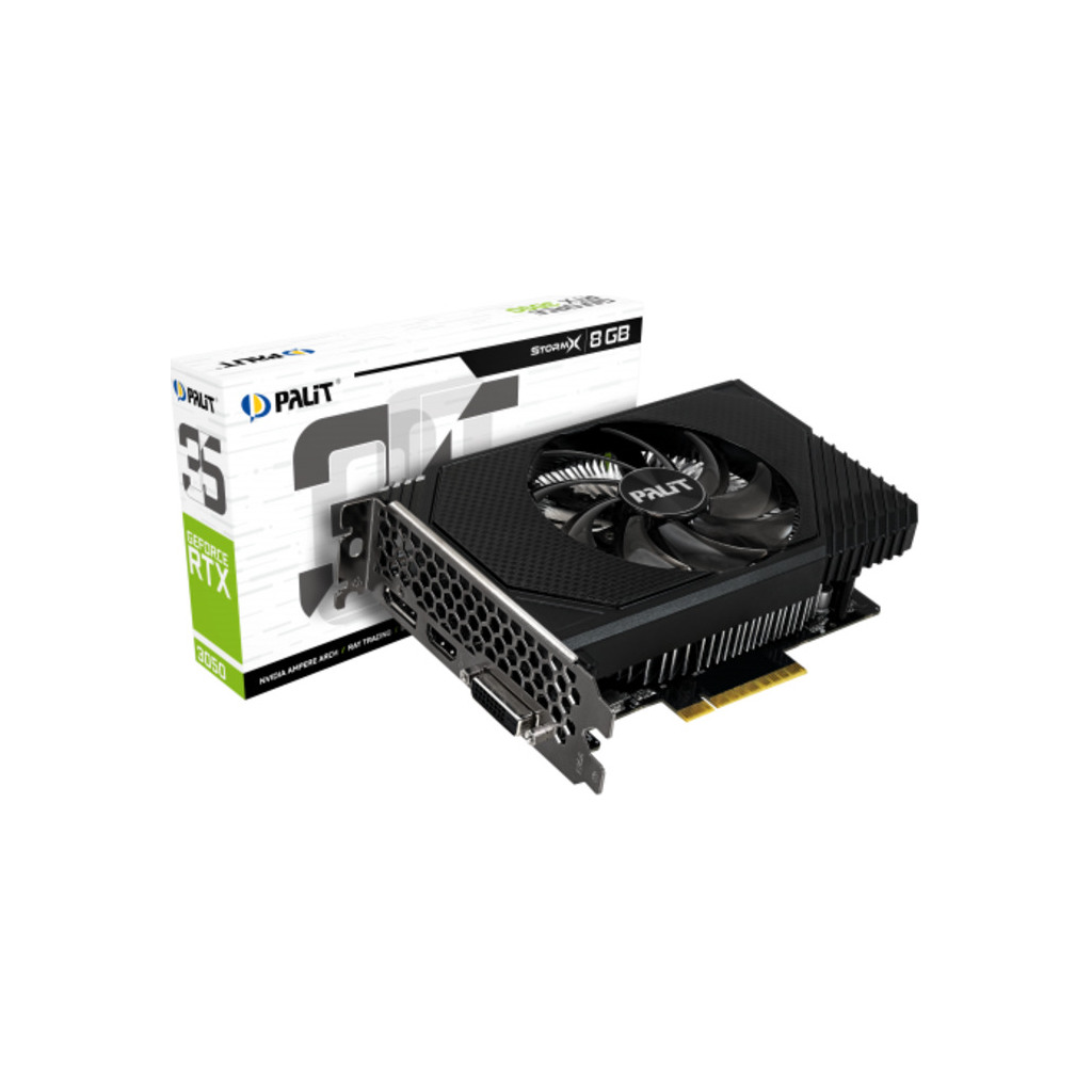 PALIT VGA RTX 3050 StormXnVidia GeForce RTX 30508GB GDDR6 128bit;DVI,HDMI,DP