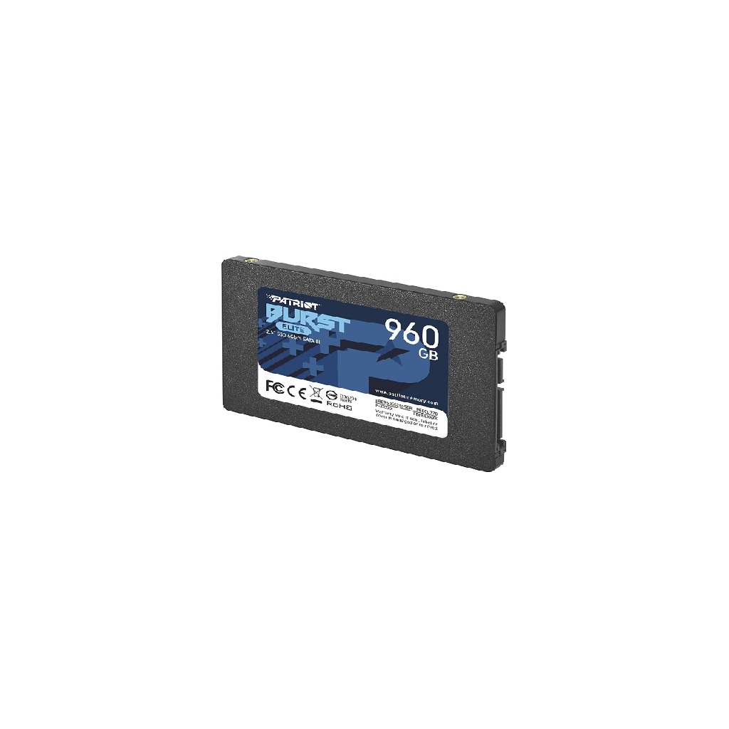 Patriot SSD 960GB 2.5"SATA3, Burst Eliteup to R/W : 450/320MB/s;