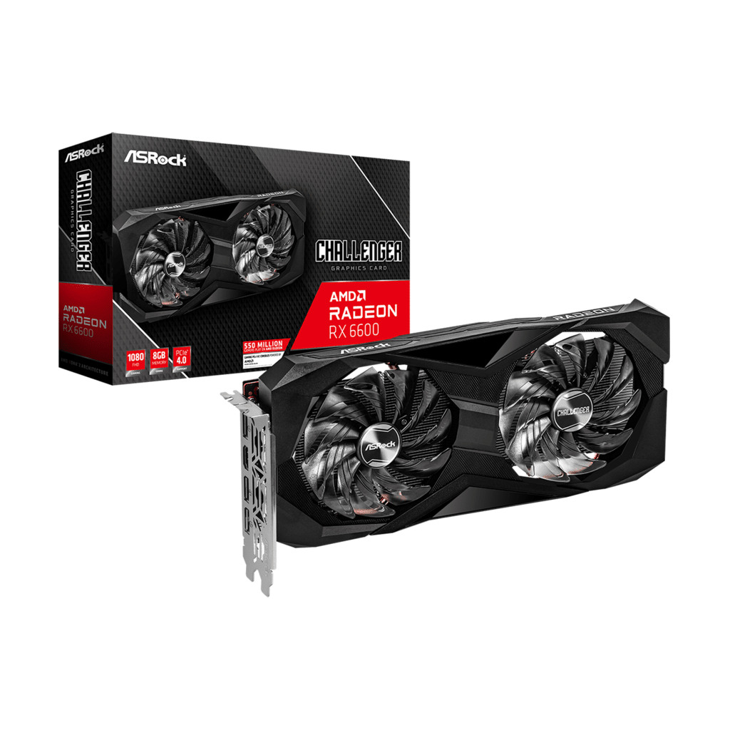 ASROCK VGA RX6600 CLD 8GChallenger, AMD Radeon RX 66008GB GDDR6, 128-bit, 3xDP, HDMI