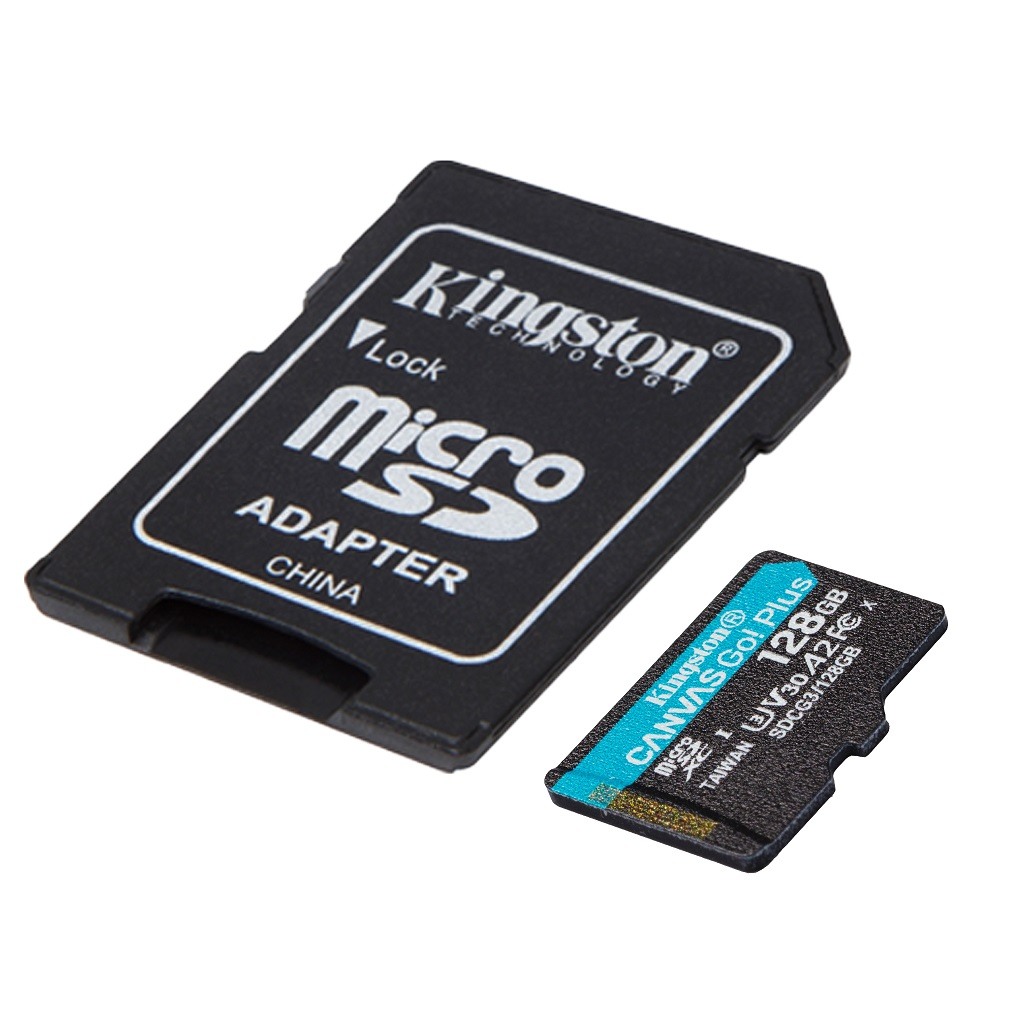 Kingston microSD 128GBCanvasGoPlusr/w:170MB/s/90MB/s,with adapter