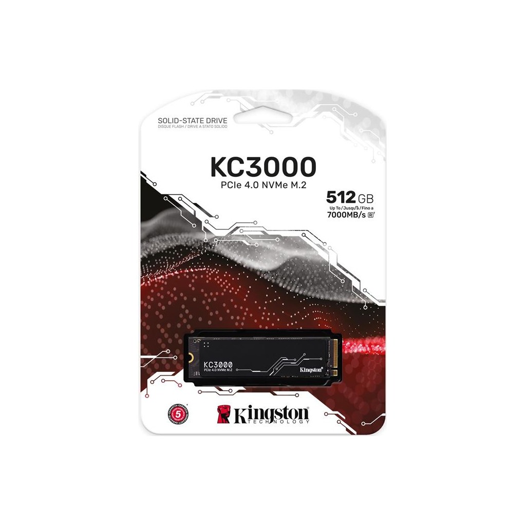 SSD 512GB KIN KC3000 PCIe 4.0 M.2 2280 NVMe - Image 3