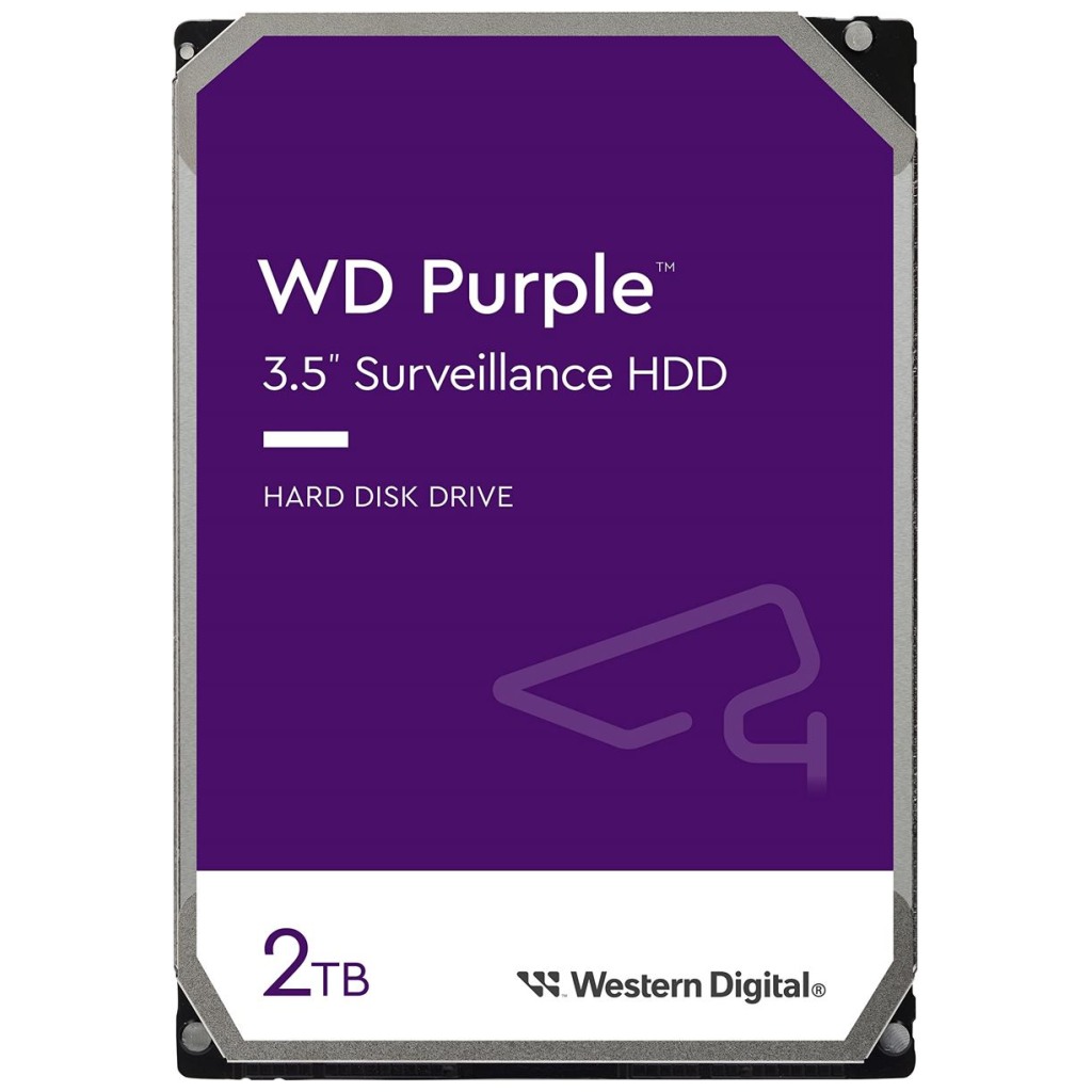 HDD Interni WD Purple Surveillance 2TB 3,5" SATA WD23PURZ