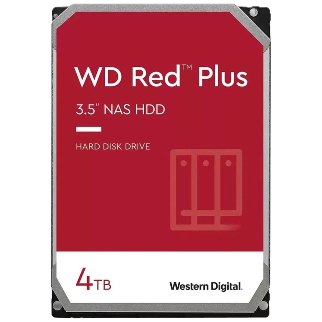 HDD Interni WD Red™ Plus NAS (CMR) 4TB 3,5" SATA WD40EFPX