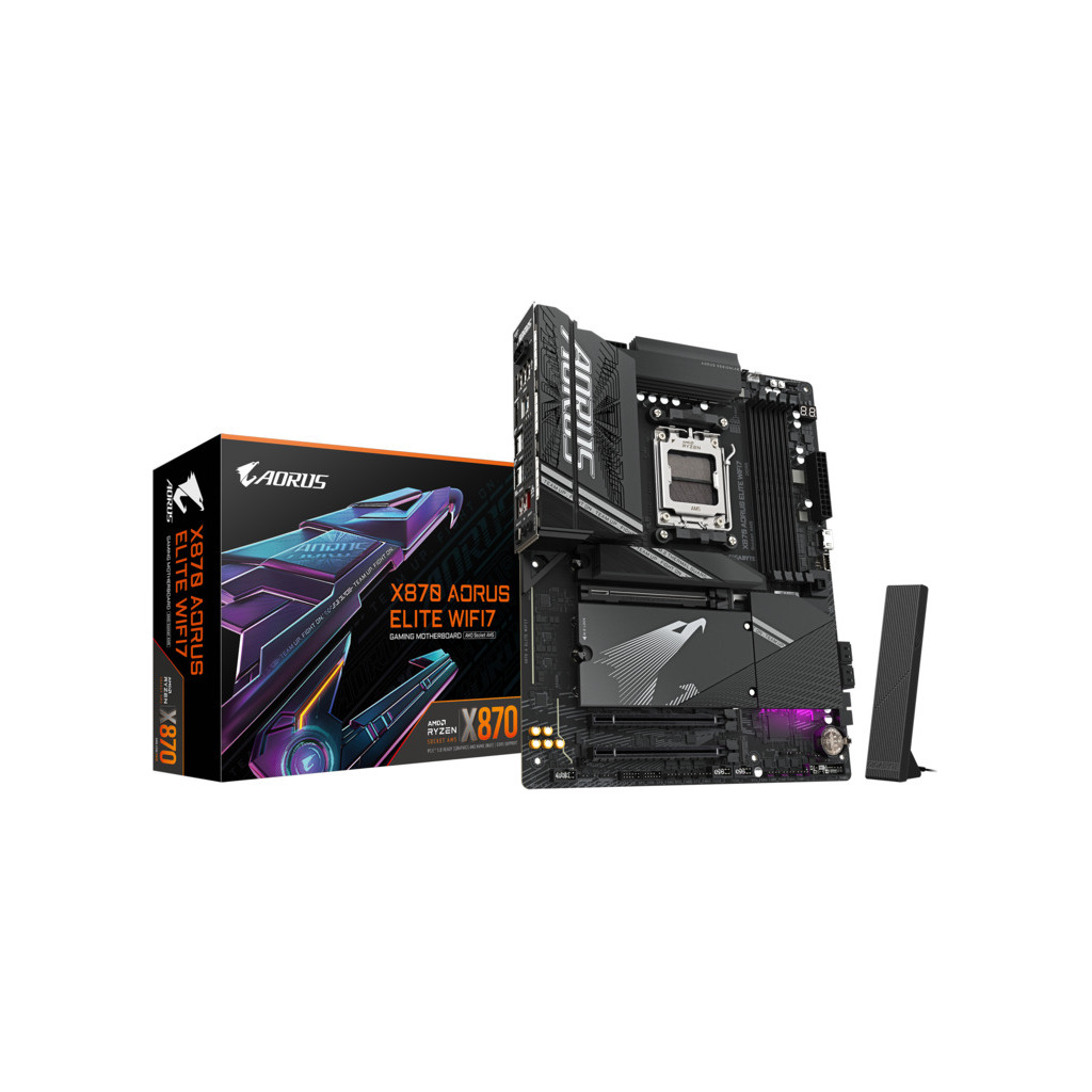 Gigabyte MB X870 A Elite WIFI7AM5; 4xDDR5; 4xM.2; 4xSATA12xUSB; WIFI; ATX; RAID