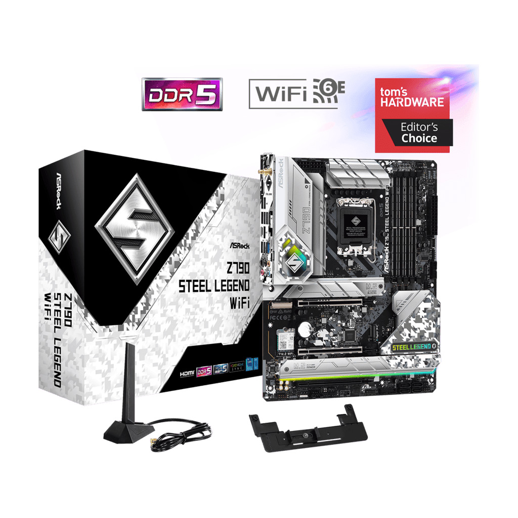 ASROCK Z790 STEEL LEGEND WIFIIntel Z790;LGA1700;4xDDR54xDDR5;RAID;HDMI,DP;ATX - Image 2