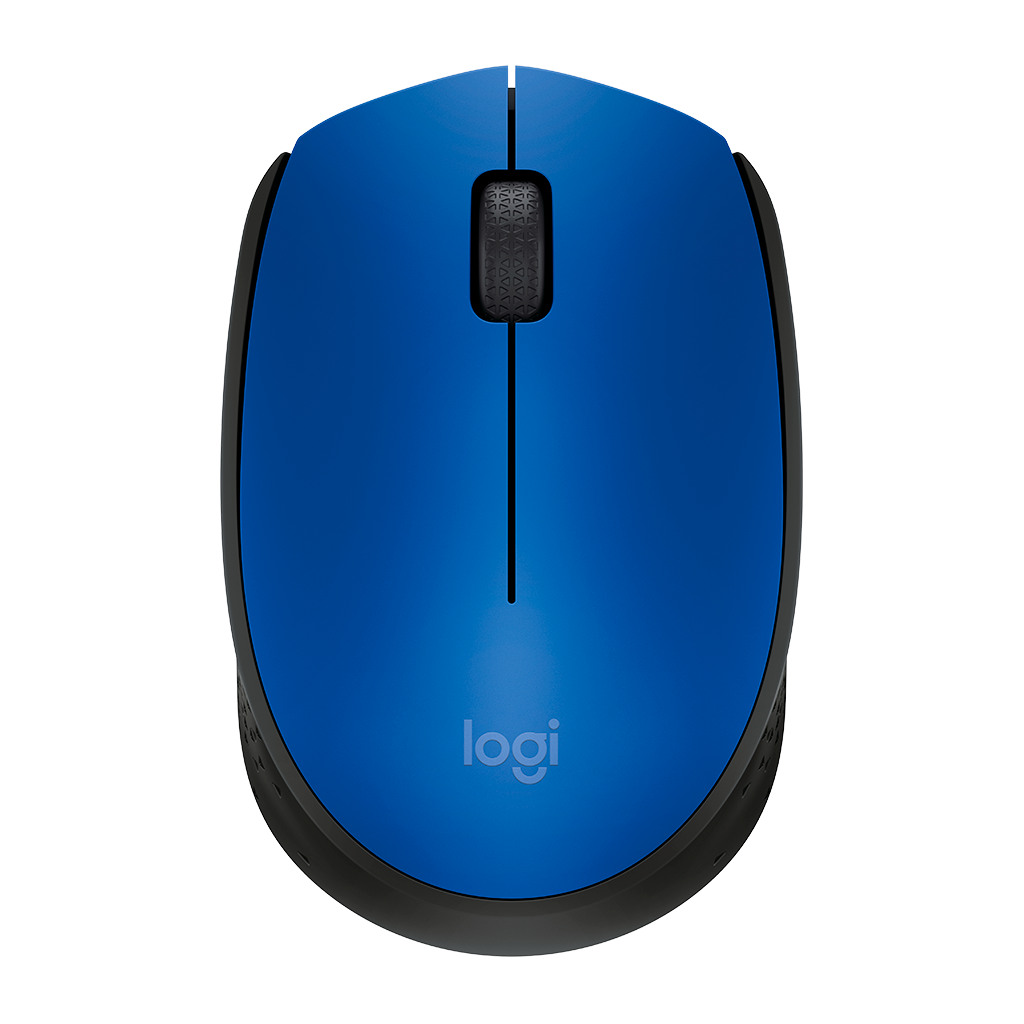 Logitech Bežični Miš M171 - Pouzdan, Ergonomski, 2.4GHz, Plavi