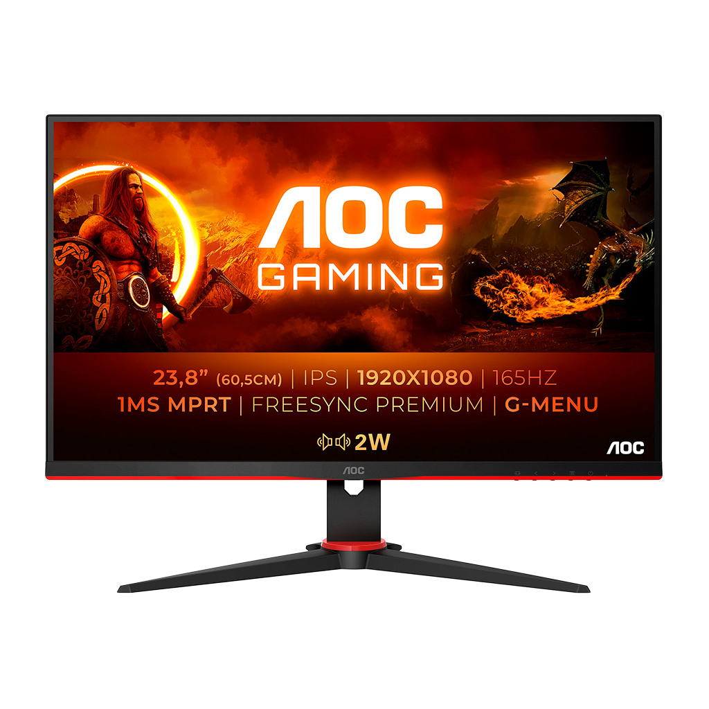 AOC Gaming Monitor 24G2SPAE - 165Hz IPS, Full HD, 1ms, HDMI Akcija