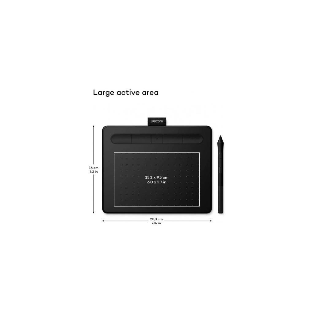 Wacom Grafički Tablet Intuos S Black - Image 3