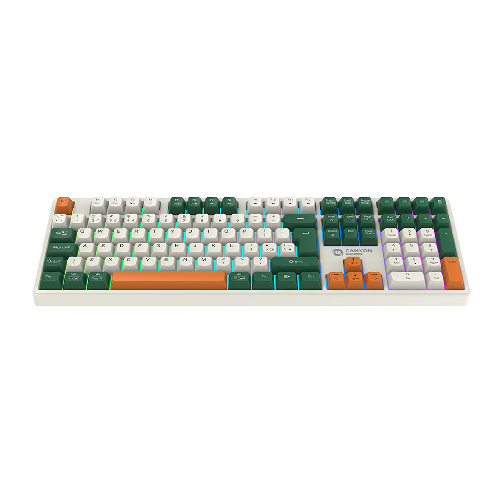 CANYON Bežična Mehanička Tastatura Shadder GKW-11 - RGB, Bijela - Image 2