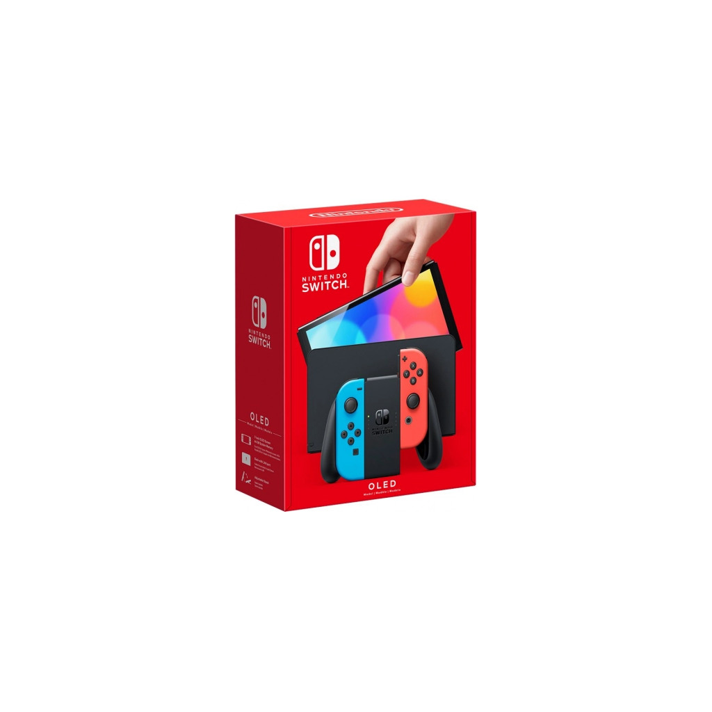 Konzola Nintendo Switch OLED Red + Blue Joy-Con - Image 3