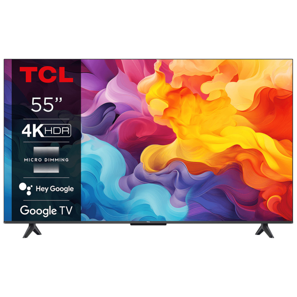 TCL 55"V6B 4K TV Google OSHDR10 and HDR HLG; HDMI 2.1;Game Master 2.0; Dolby Audio