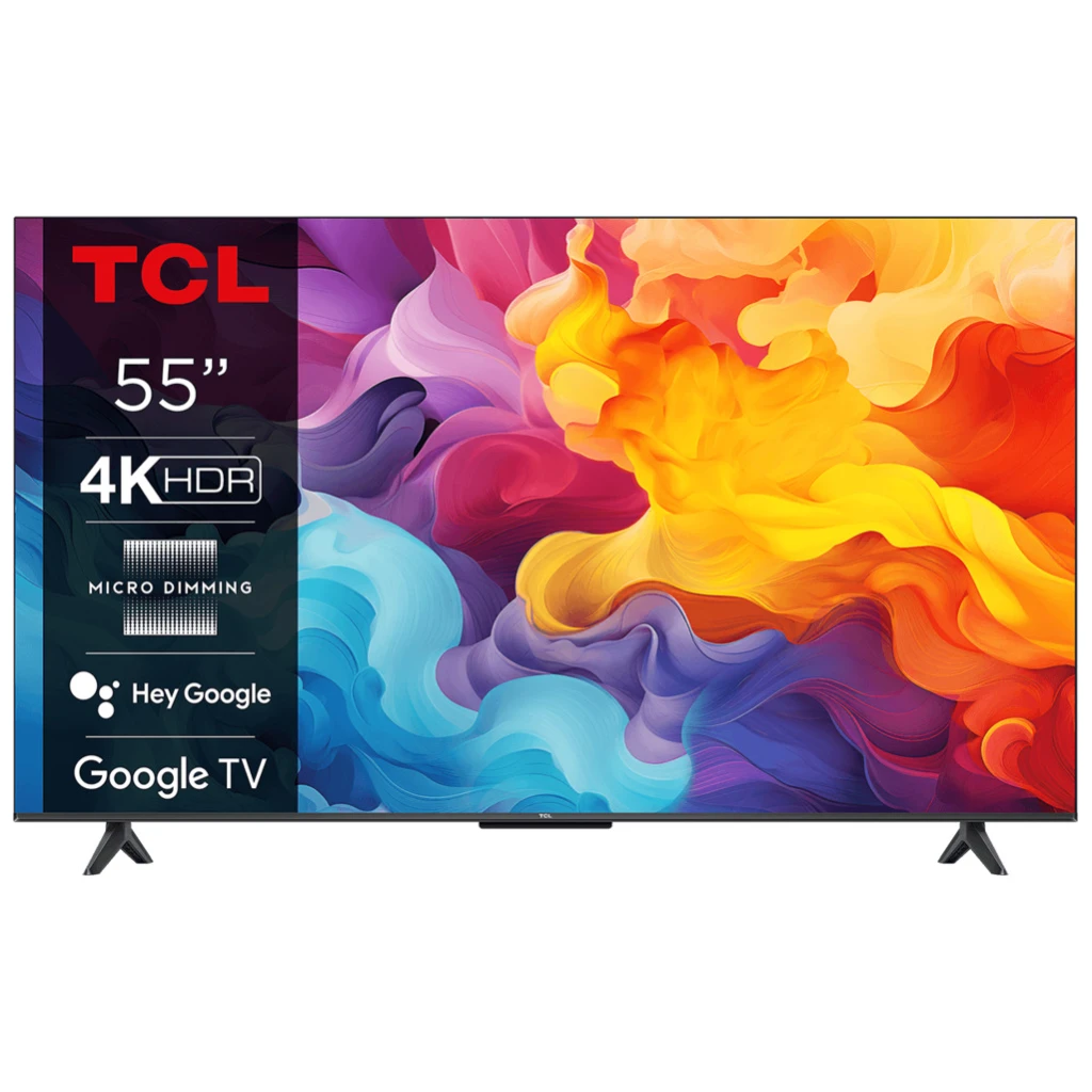 TCL 55"V6B 4K TV Google OSHDR10 and HDR HLG; HDMI 2.1;Game Master 2.0; Dolby Audio