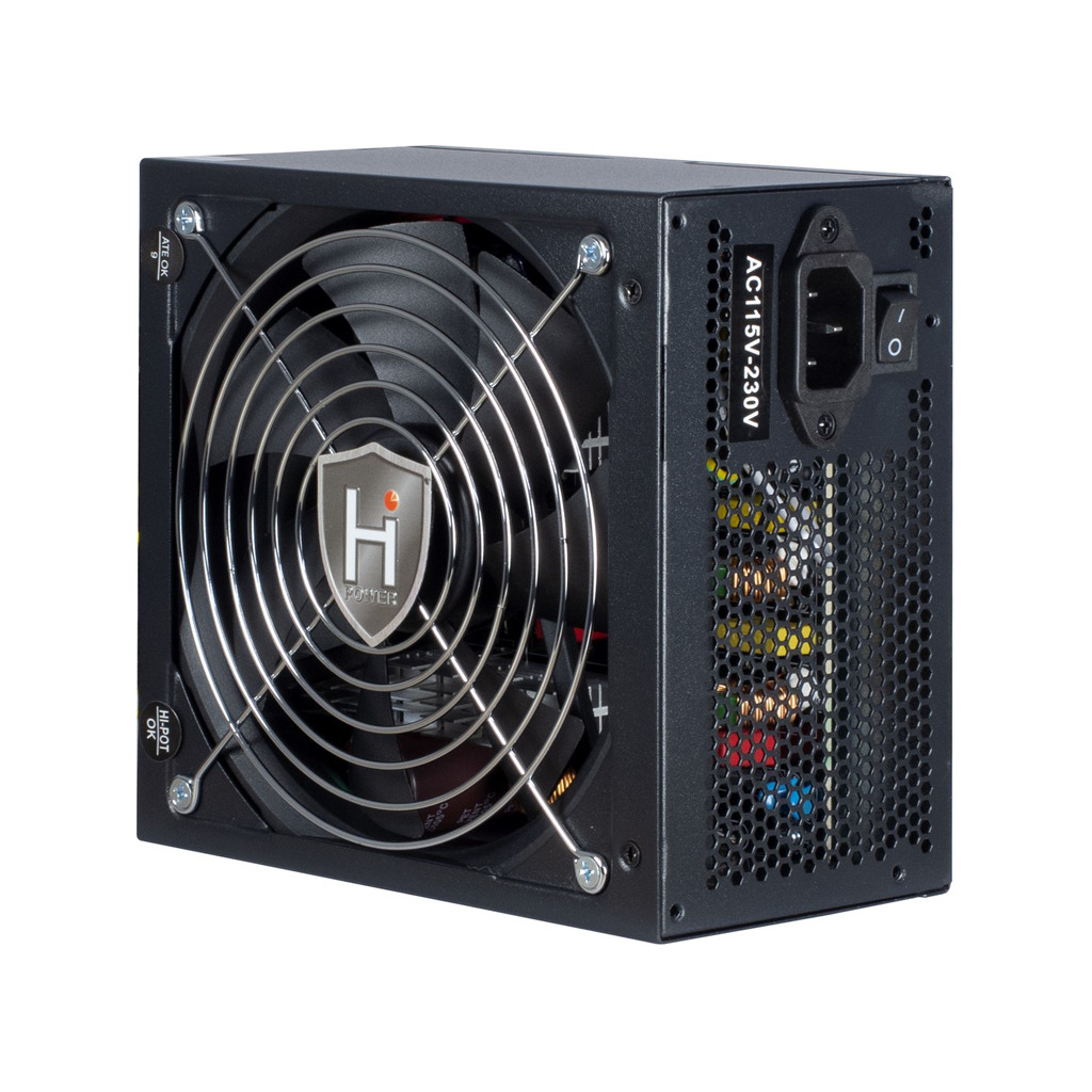 Inter-tech PSU HiPower SP-750W12cm fan,  Mainboard 20+4PinPCI-Express 6+2Pin, 4x SATA, 1x Floppy - Image 2