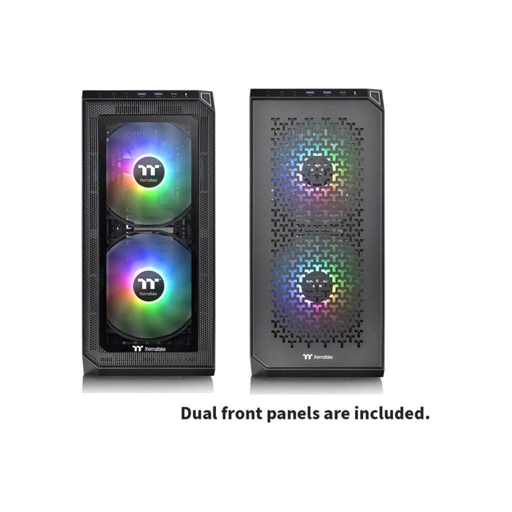 Thermaltake View 300 MX Mid tower, tempered glass 2x 200mm ARGB PWM fan, 1x 120mm ARGB - Image 2