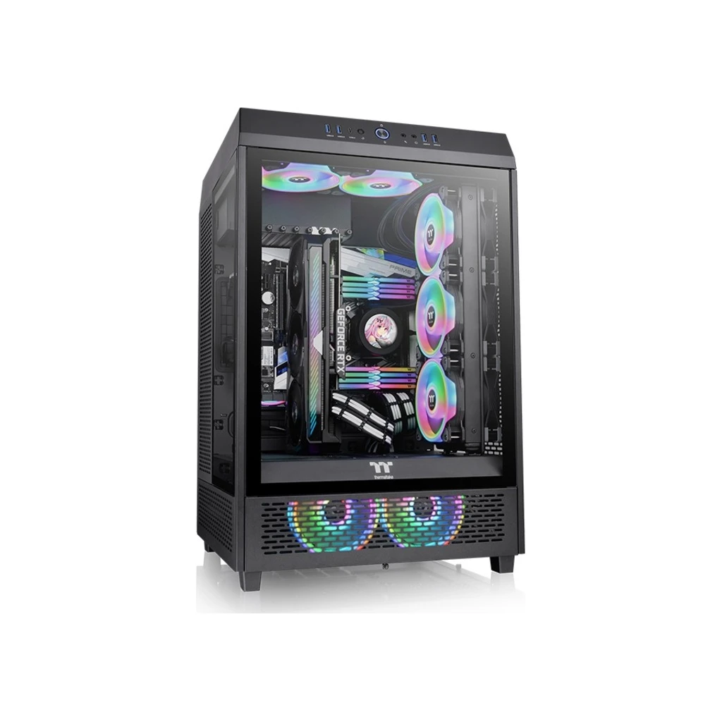 Thermaltake The Tower 500 Mid tower case, TG, 2x Standard 120mm fan