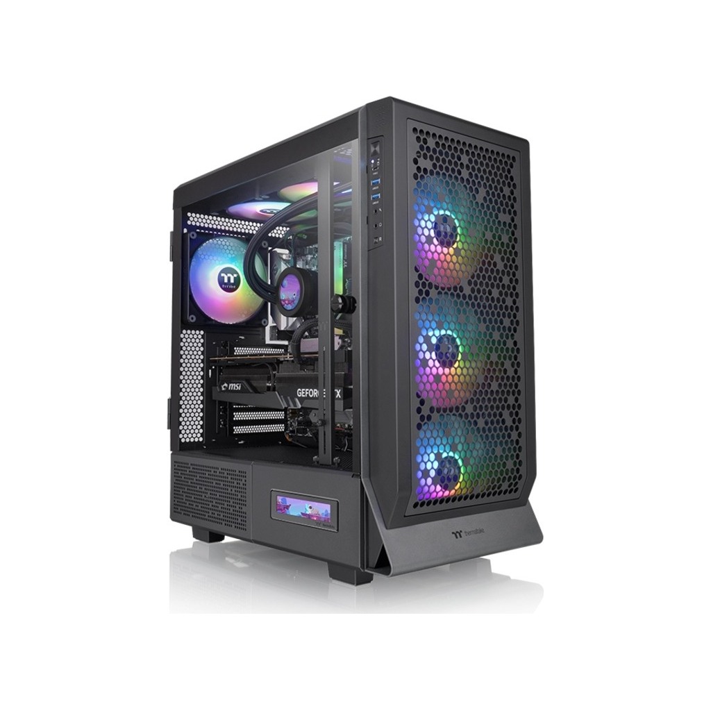 Thermaltake Ceres 500 TG ARGB Mid tower, SPCC, 3x CT140 ARGB fan, 1x CT140 ARGB fan