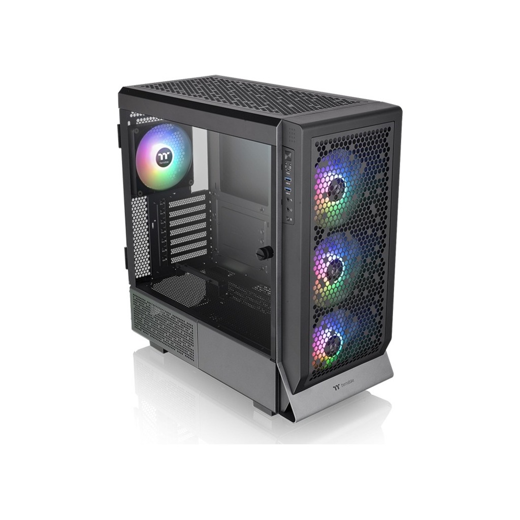 Thermaltake Ceres 500 TG ARGB Mid tower, SPCC, 3x CT140 ARGB fan, 1x CT140 ARGB fan - Image 4