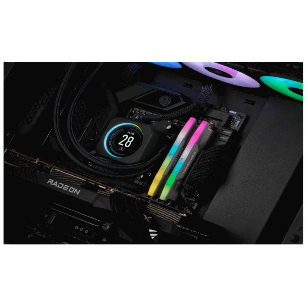 CORSAIR DDR5 32GB 6400MT/s RGBVENGEANCE, CL36, EXPO, XMP - Image 3