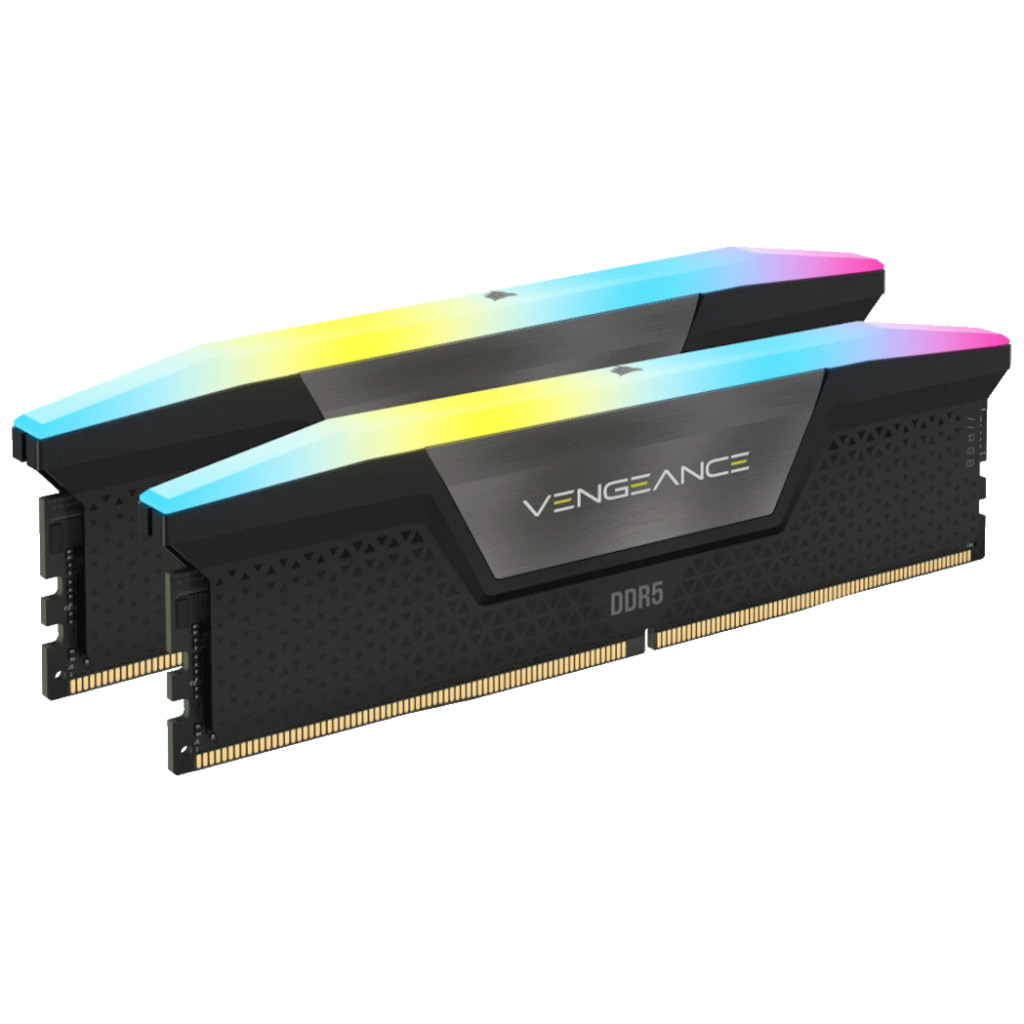 CORSAIR DDR5 64GB 6400MT/s RGBVENGEANCE, CL32, XMP, 2x32GB