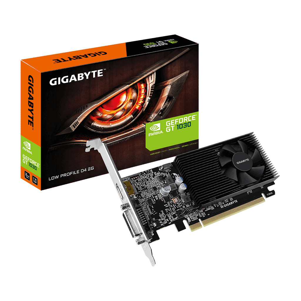 Gigabyte VGA GT 1030 LP2GB GDDR4 64bit; DVI,HDMI;[GV-N1030D4-2GL]