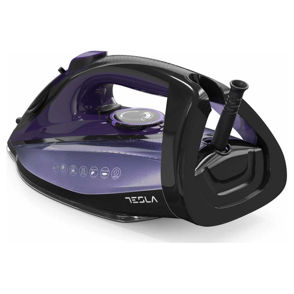 TESLA Pelga 2600W IR500BP / 0.32L / IRONS / Keramika / BLack - Purple - Image 3