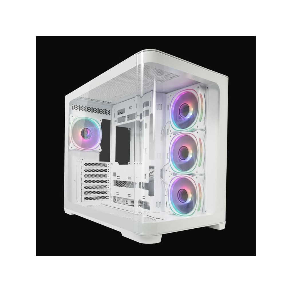 LC-Power Case Gaming 8001WPro-Storm Light, Midi towerBTF, ATX, Micro-ATX, Mini-ITX