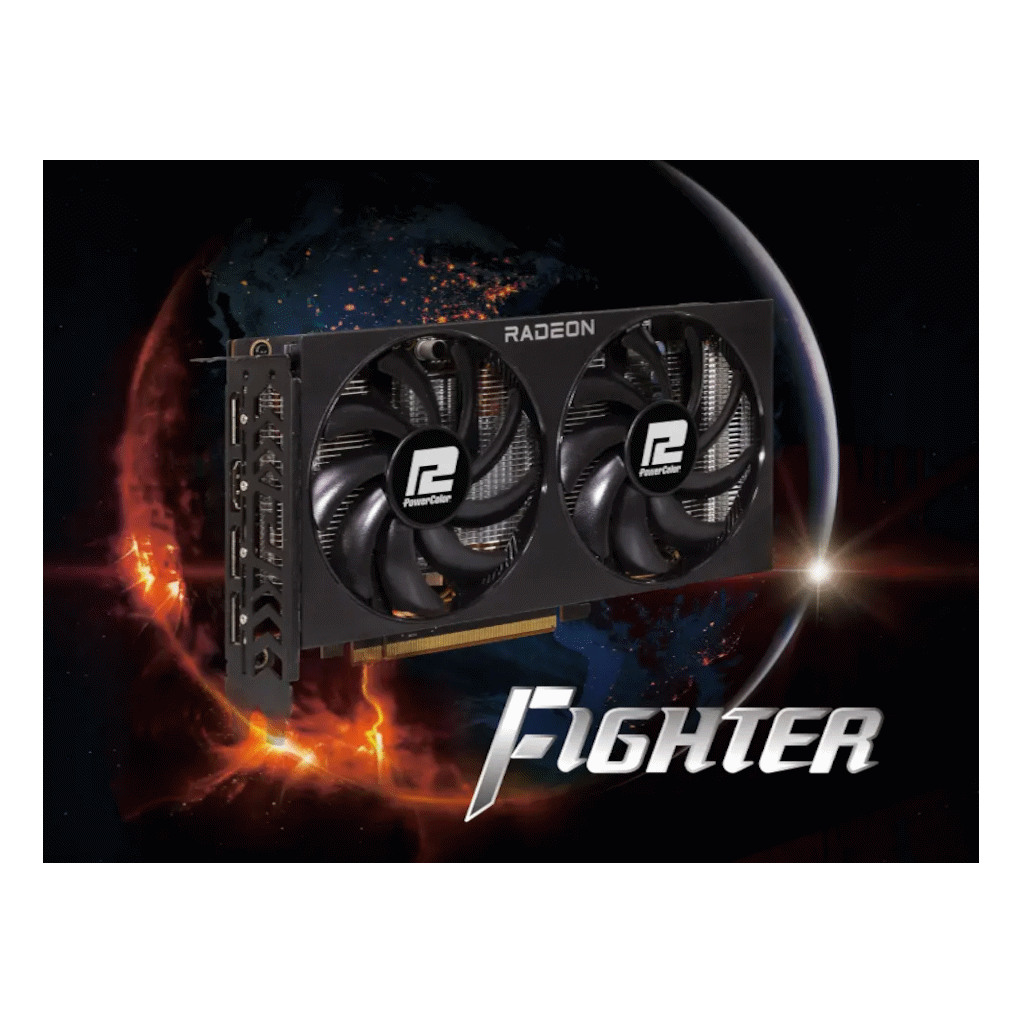 Power Color RX 7600 8GB8GB GDDR6, 128-bit,3x DP, 1x HDMI